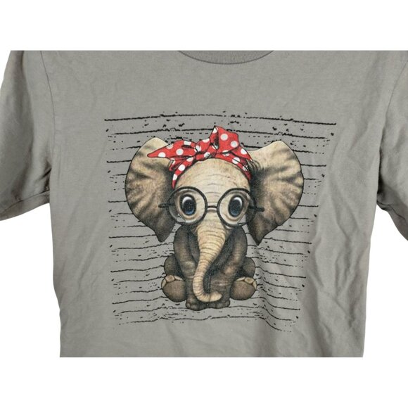 Port & Company Youth Girls Large Elephant Graphic T-Shirt - Picture 3 of 6